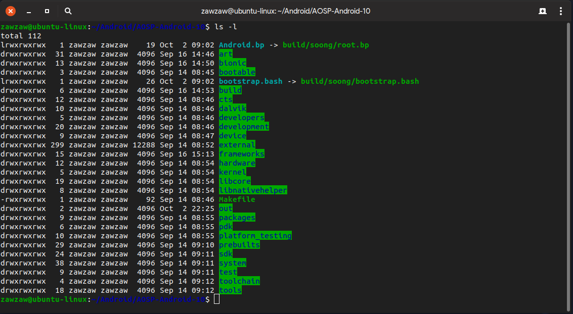 Understanding the Android OS Source tree · ZawZaw.blog